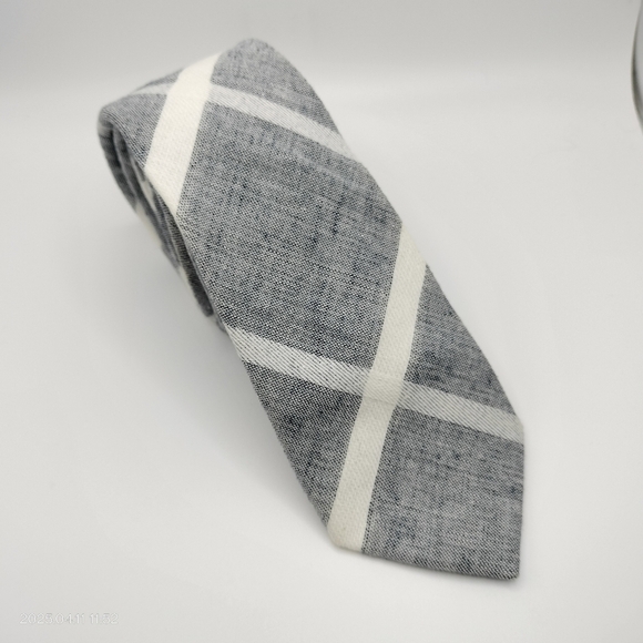 Men's ZENIO Tie Necktie MICROFIBER SLIM NARROW SKINNY MADMEN COTTON - Picture 10 of 11